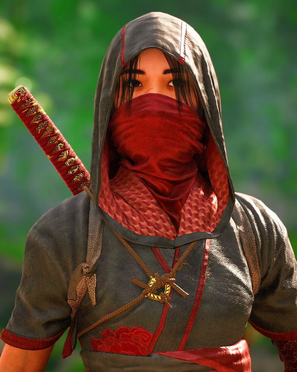 Naoe red black, Assassin's Creed Shadows